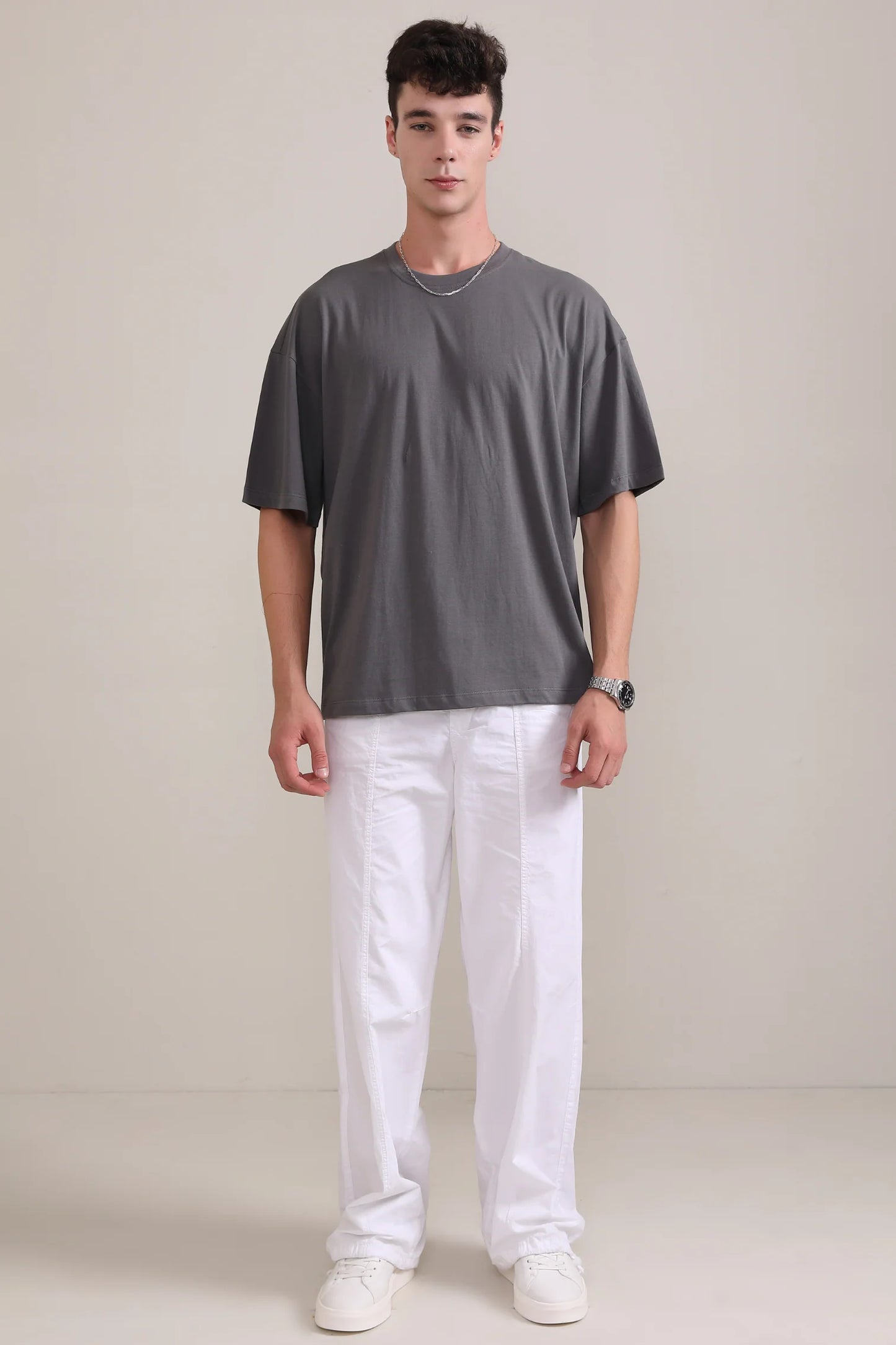 Oversized Grey Tee (Bundle of 3 T-Shirts)