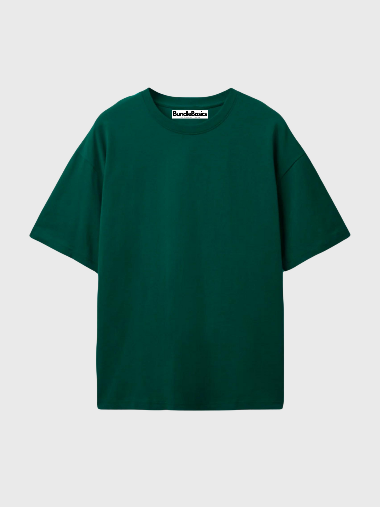 Oversized Dark Green Tee (Bundle of 3 T-Shirts)